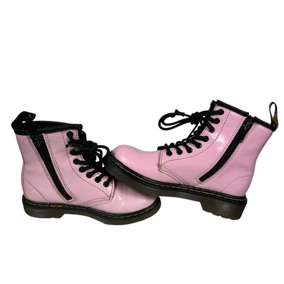 Dr. Martens Kids Pink Boots Size 11 - Picture 3 of 8